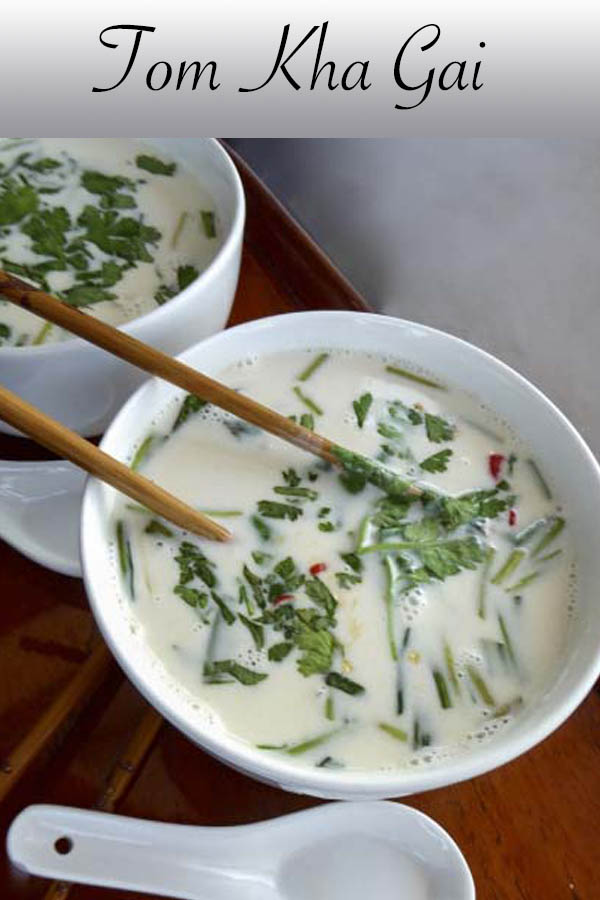 Tom Kha Gai  - Thai Chicken and Coconut Soup. #chicken #coconut #coriander #galangal #thai #asian #dinner #lunch #lemongrass #mushroom #chilli #soup #recipe